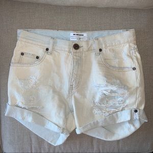One X One Teaspoon Xanthe Charger Denim Shorts